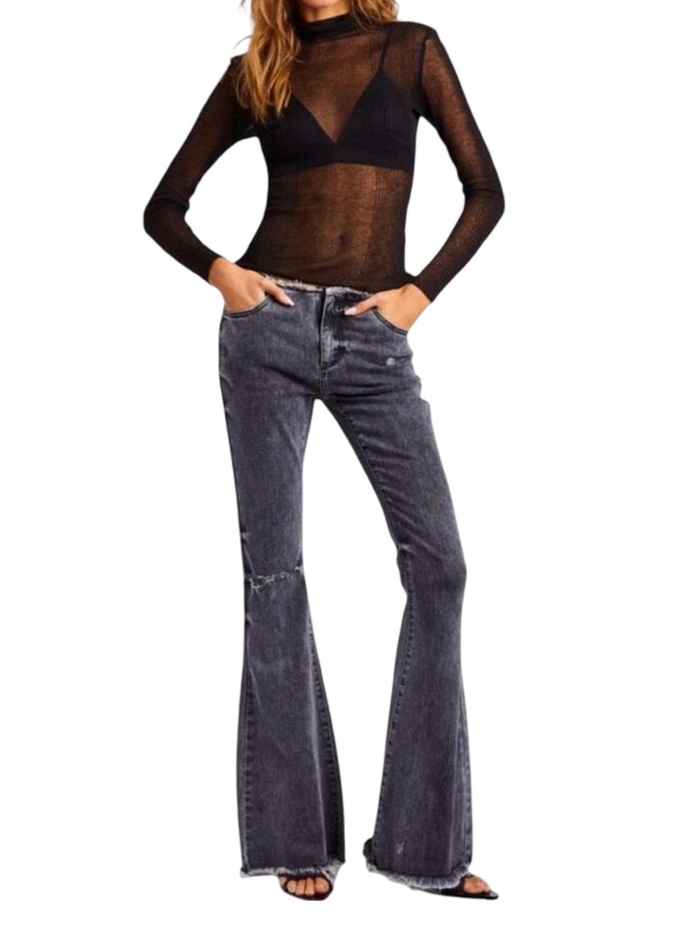 SER.O.YA Izzi Low-Rise Jeans - CastleRock - Size 27